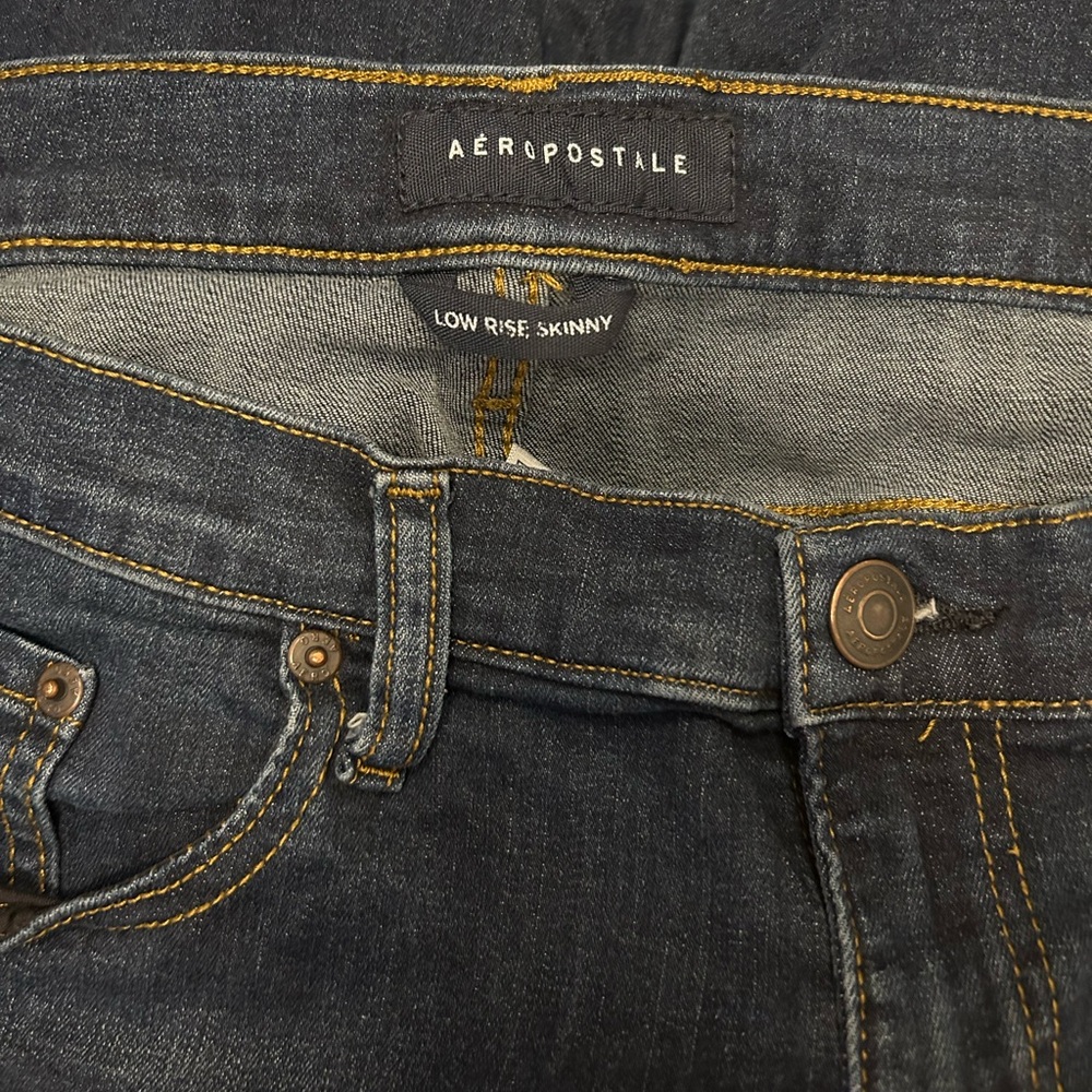 Aeropostale low rise skinny jeans